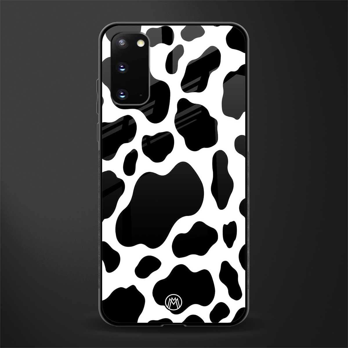 cow fur glass case for samsung galaxy s20 image