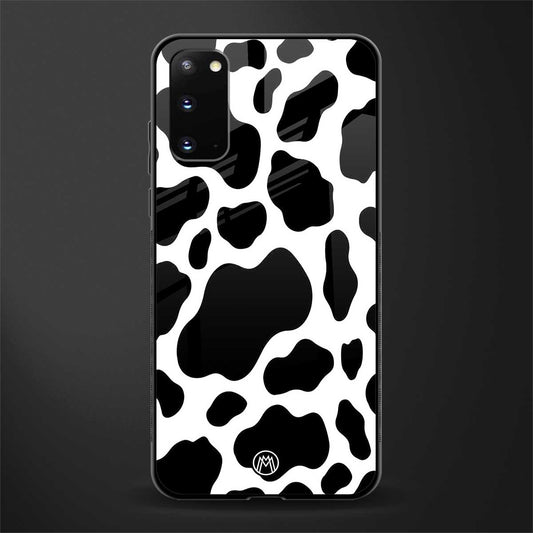 cow fur glass case for samsung galaxy s20 image