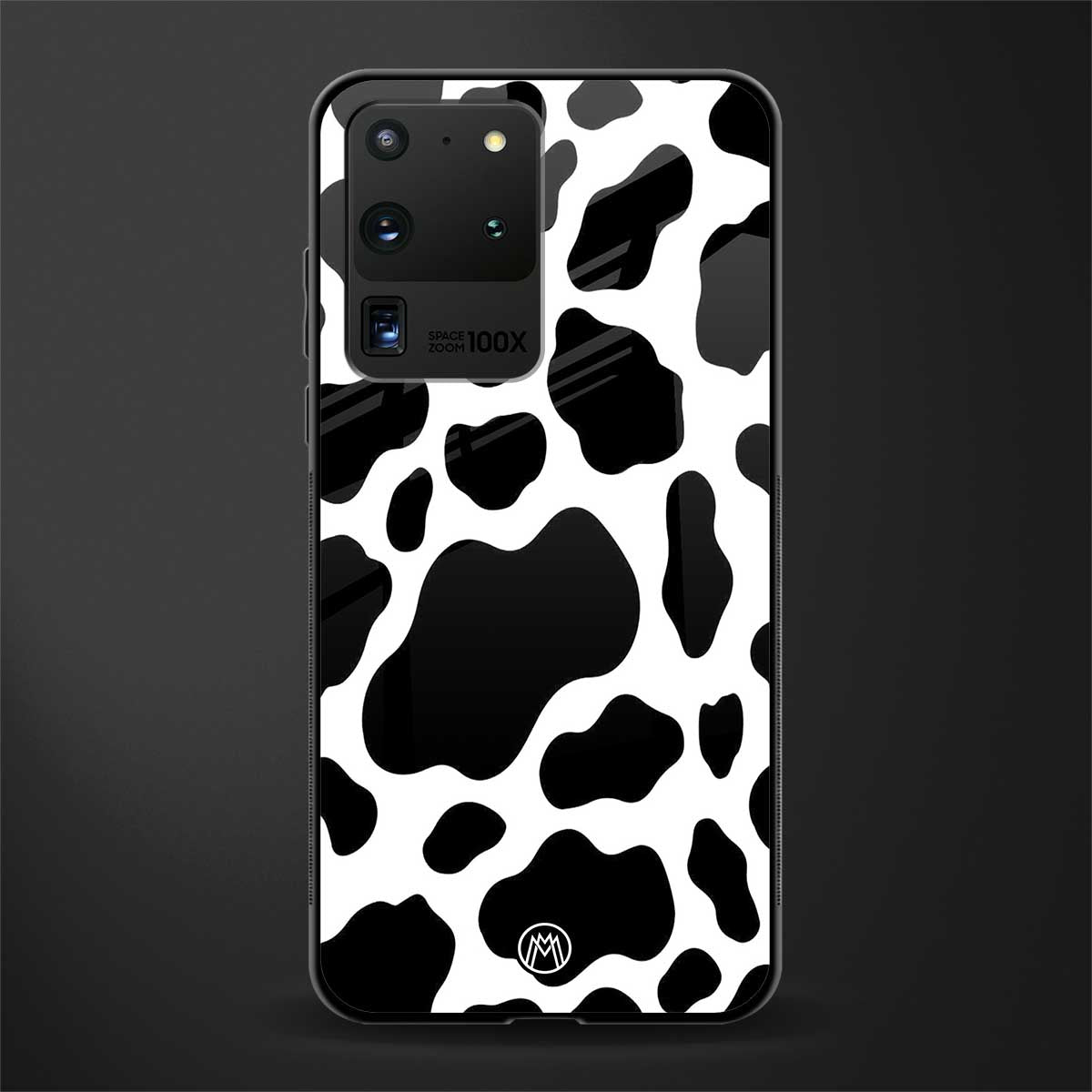 cow fur glass case for samsung galaxy s20 ultra image