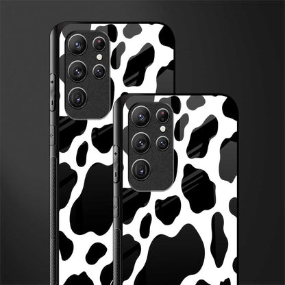 cow fur glass case for samsung galaxy s21 ultra image-2