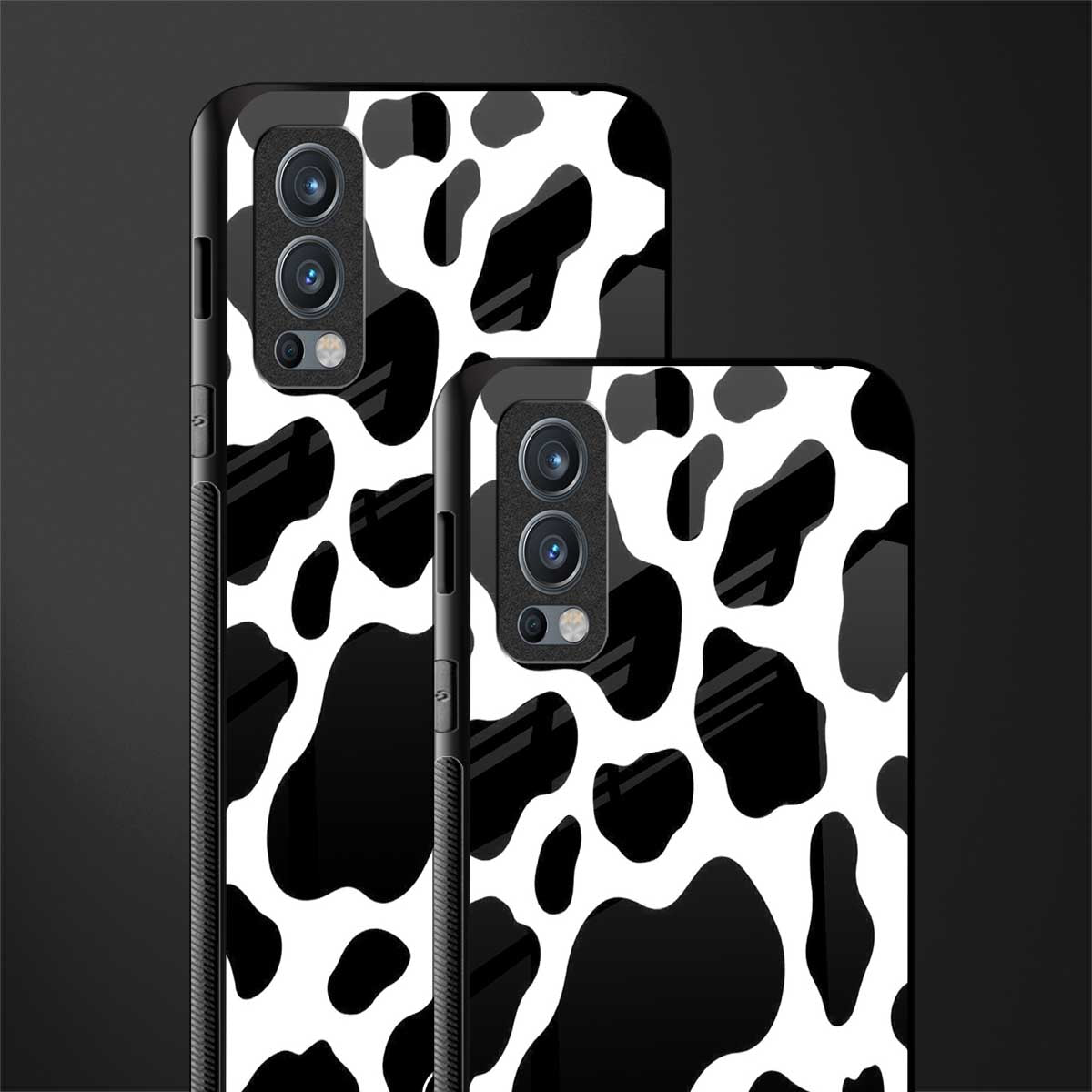 cow fur glass case for oneplus nord 2 5g image-2