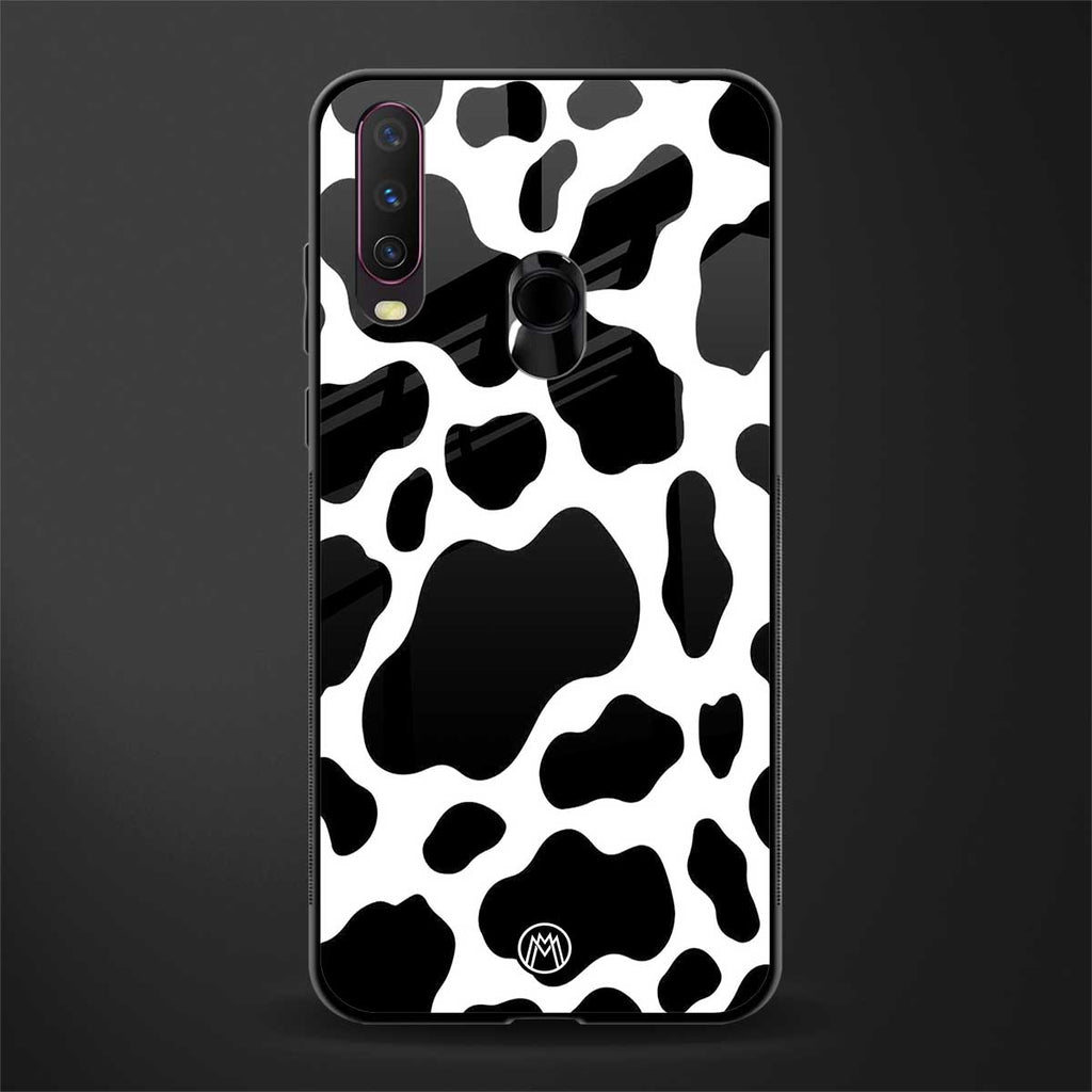 cow fur glass case for vivo y15 image