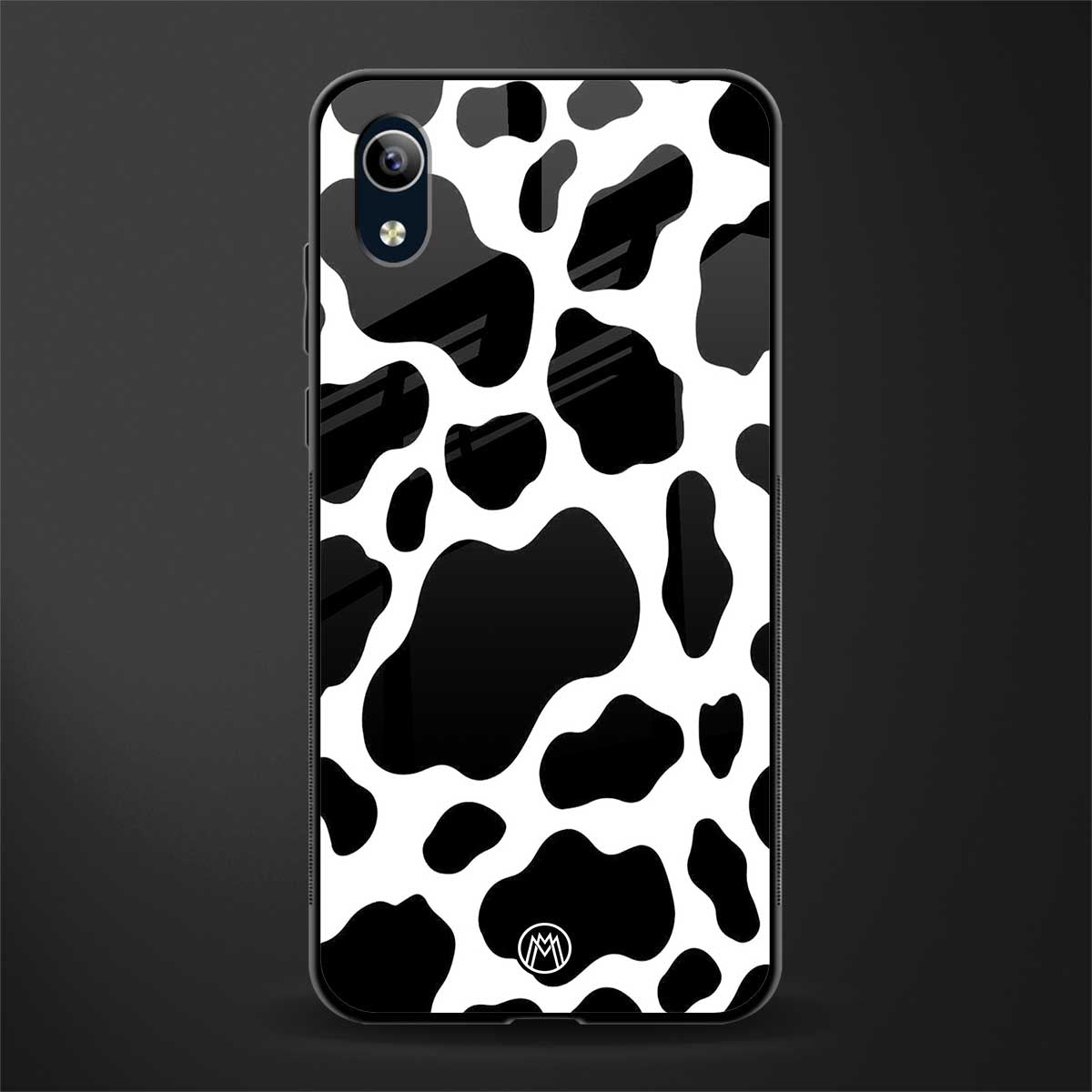 cow fur glass case for vivo y91i image