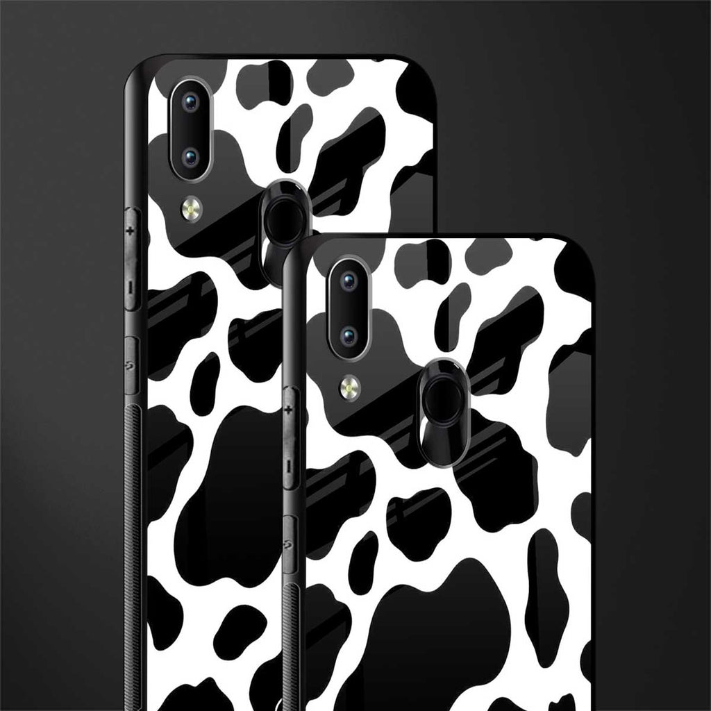 cow fur glass case for vivo y93 image-2