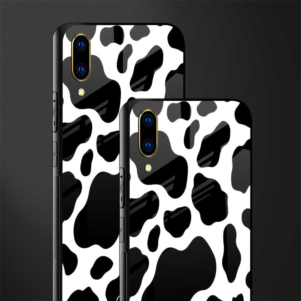 cow fur glass case for vivo v11 pro image-2