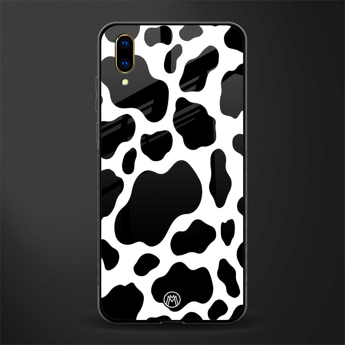 cow fur glass case for vivo v11 pro image
