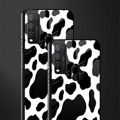 cow fur glass case for vivo y50 image-2
