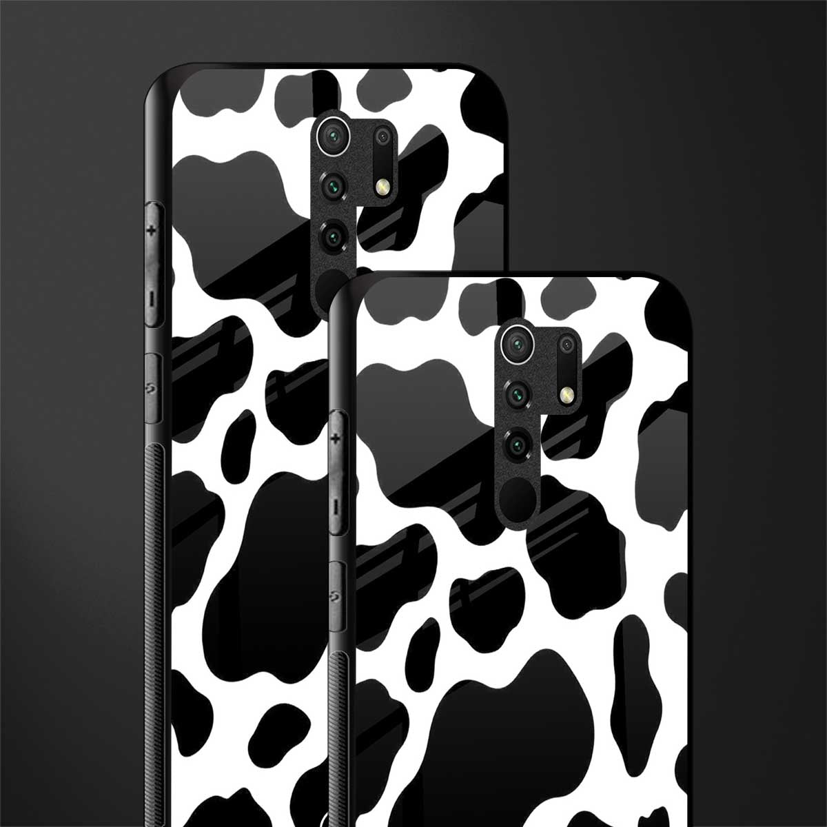 cow fur glass case for poco m2 image-2
