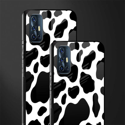 cow fur glass case for vivo v17 image-2