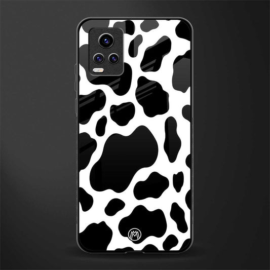 cow fur glass case for vivo v20 image