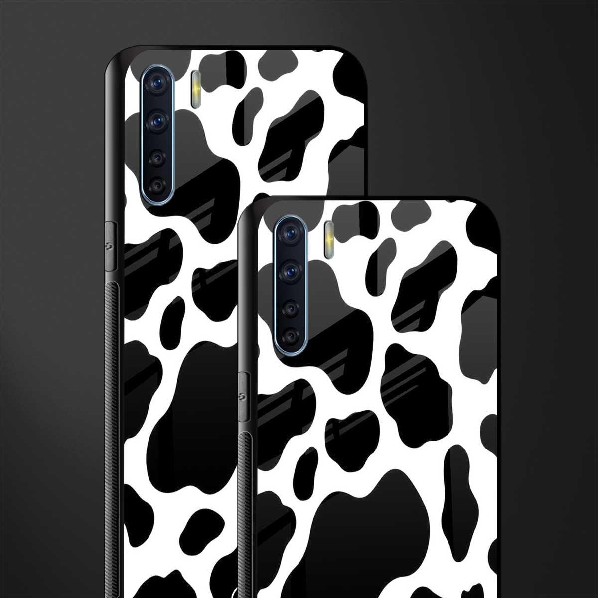 cow fur glass case for oppo f15 image-2