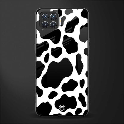 cow fur glass case for oppo f17 image