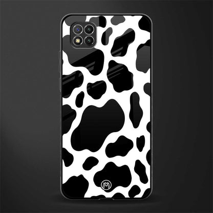 cow fur glass case for poco c3 image