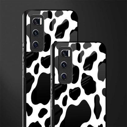 cow fur glass case for vivo v20 se image-2