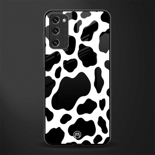 cow fur glass case for samsung galaxy s20 fe image