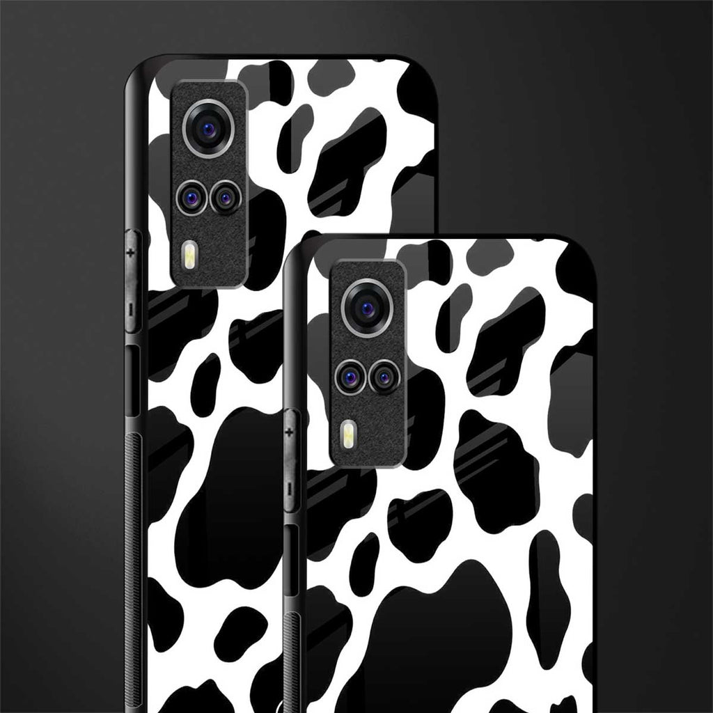 cow fur glass case for vivo y51a image-2