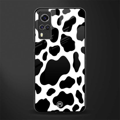 cow fur glass case for vivo y31 image