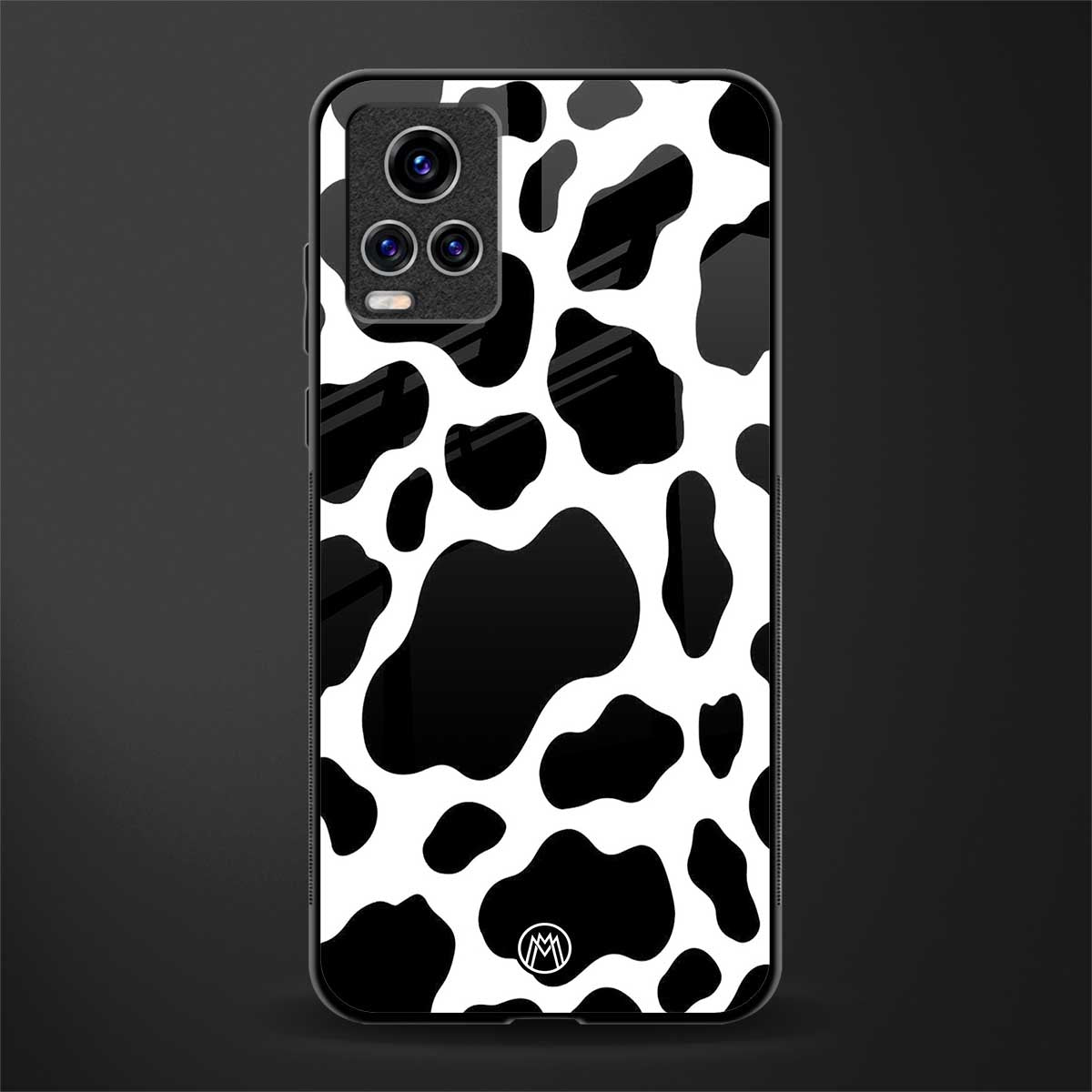 cow fur glass case for vivo v20 pro image