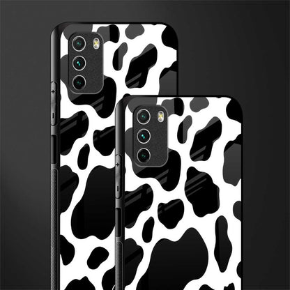 cow fur glass case for poco m3 image-2