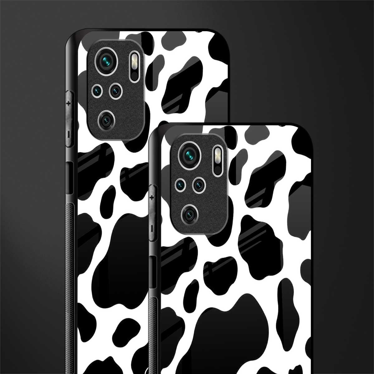 cow fur glass case for redmi note 10s image-2