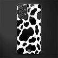 cow fur glass case for samsung galaxy a52 image