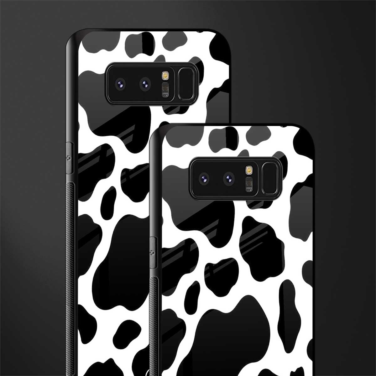 cow fur glass case for samsung galaxy note 8 image-2