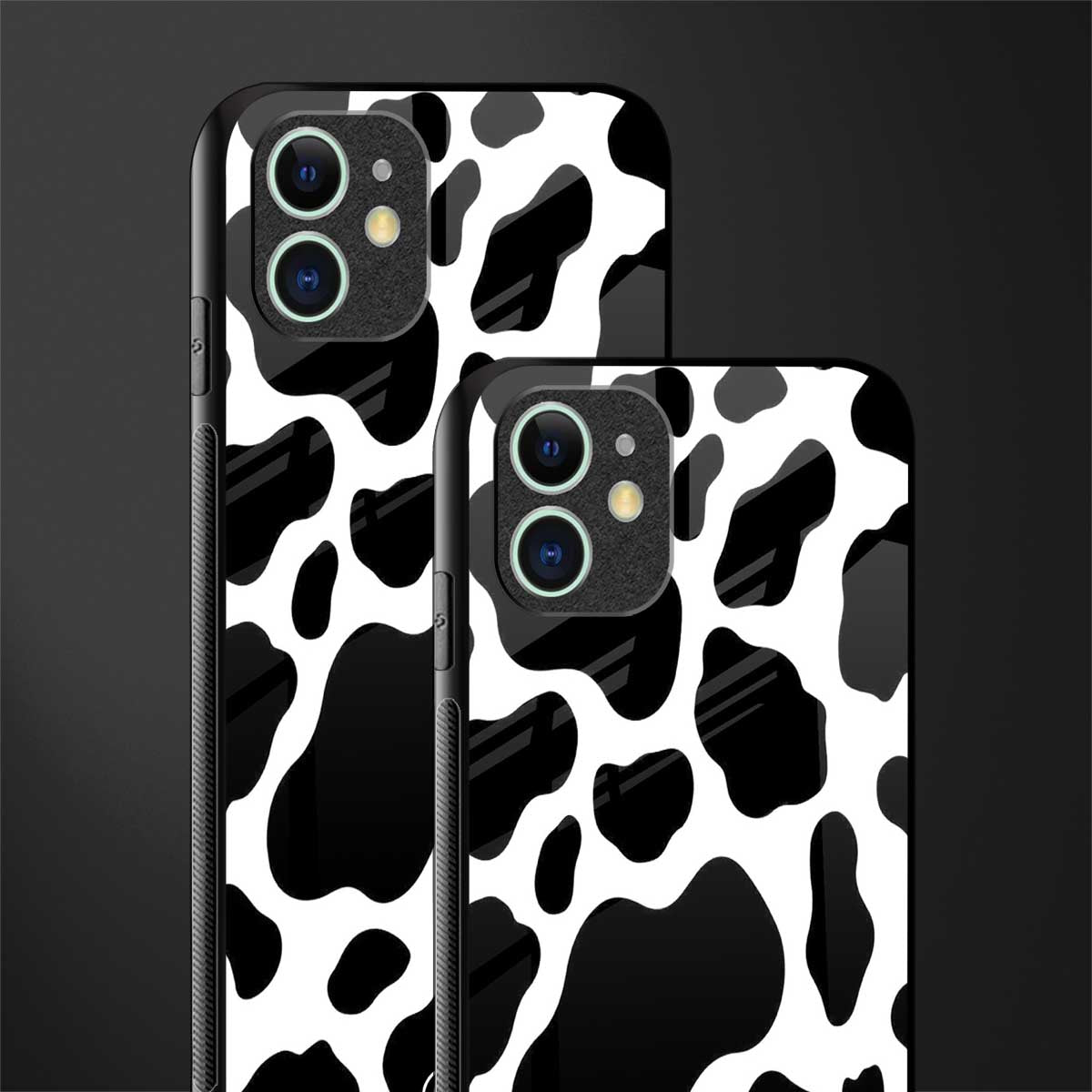 cow fur glass case for iphone 12 image-2