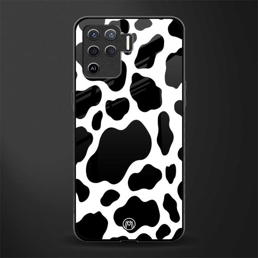 cow fur glass case for oppo f19 pro image