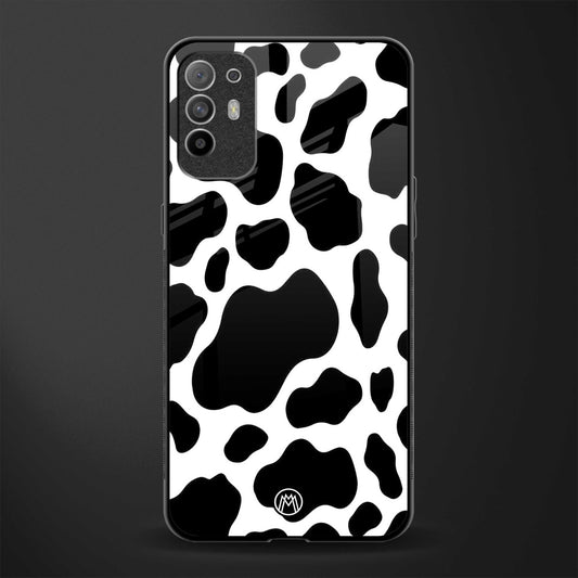 cow fur glass case for oppo f19 pro plus image