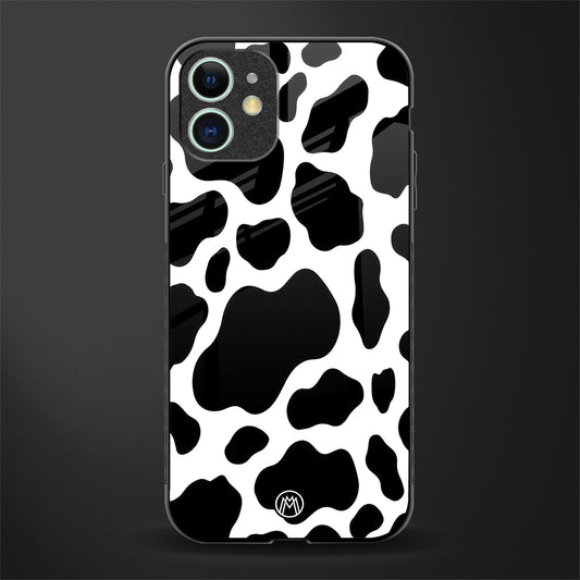 cow fur glass case for iphone 12 mini image