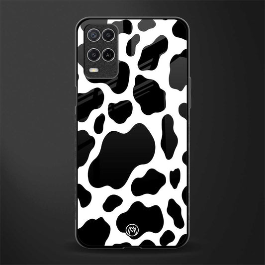 cow fur glass case for oppo a54 image