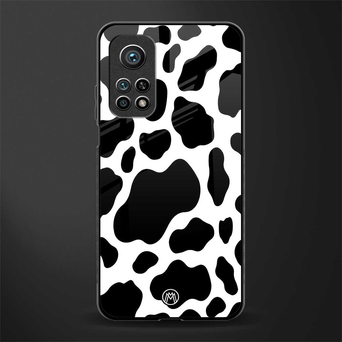 cow fur glass case for mi 10t 5g image