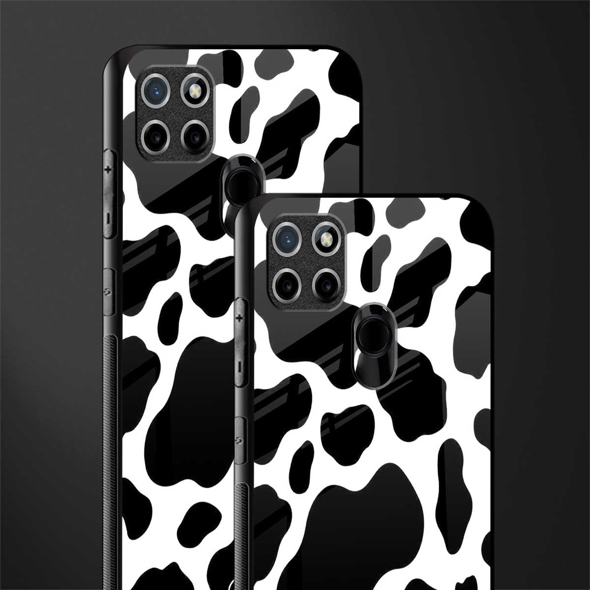 cow fur glass case for realme c21 image-2