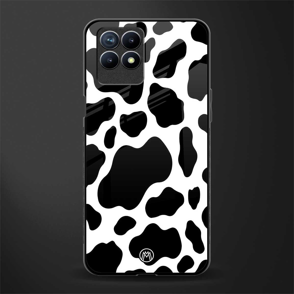 cow fur glass case for realme 8i image