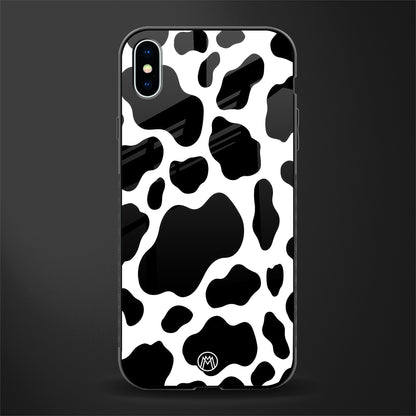 cow fur glass case for iphone xs max image