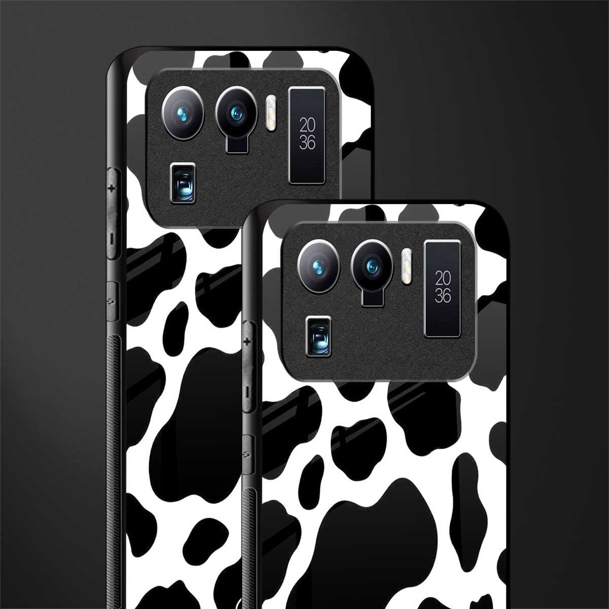 cow fur glass case for mi 11 ultra 5g image-2