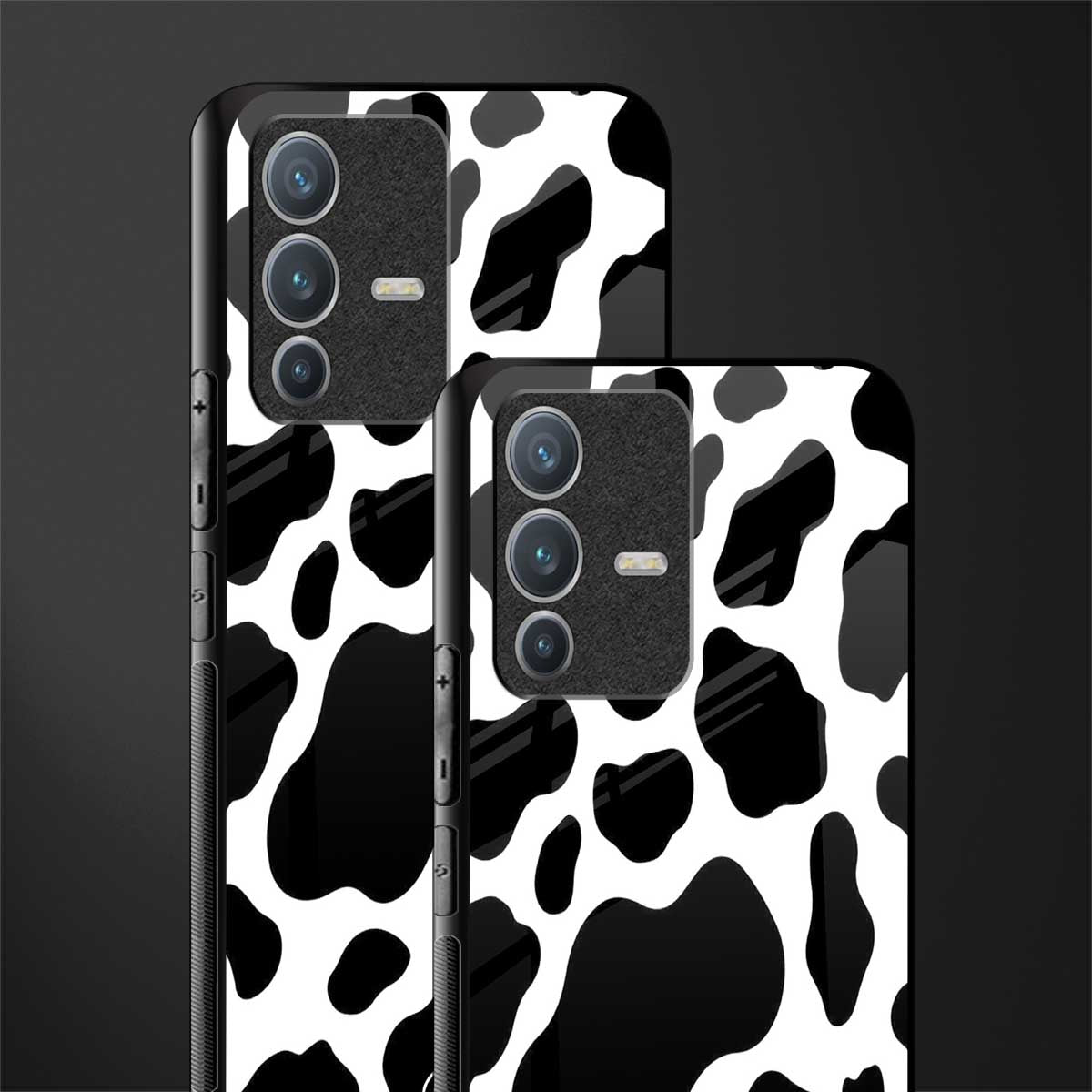 cow fur glass case for vivo v23 pro 5g image-2
