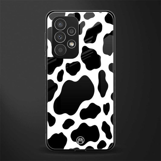cow fur back phone cover | glass case for samsung galaxy a23