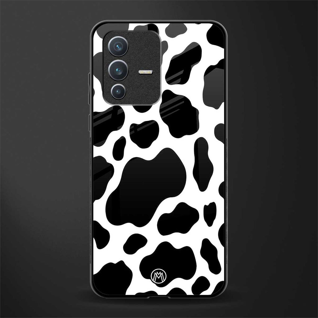 cow fur glass case for vivo v23 5g image