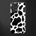 cow fur back phone cover | glass case for samsung galaxy a73 5g