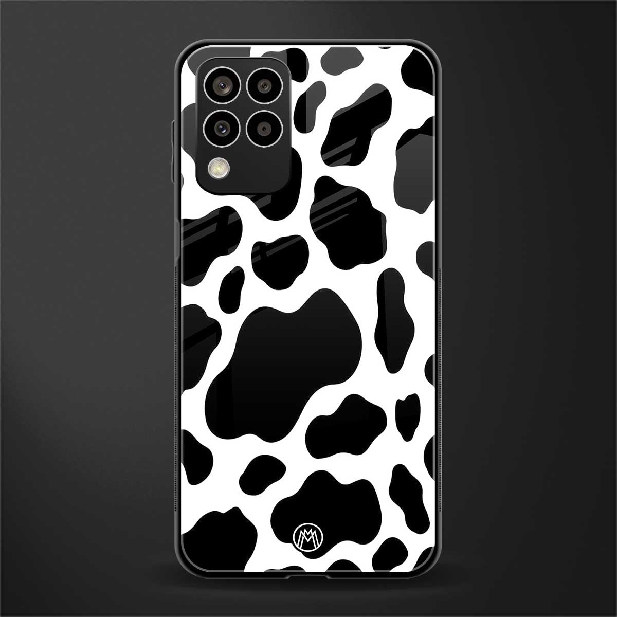 cow fur back phone cover | glass case for samsung galaxy m33 5g