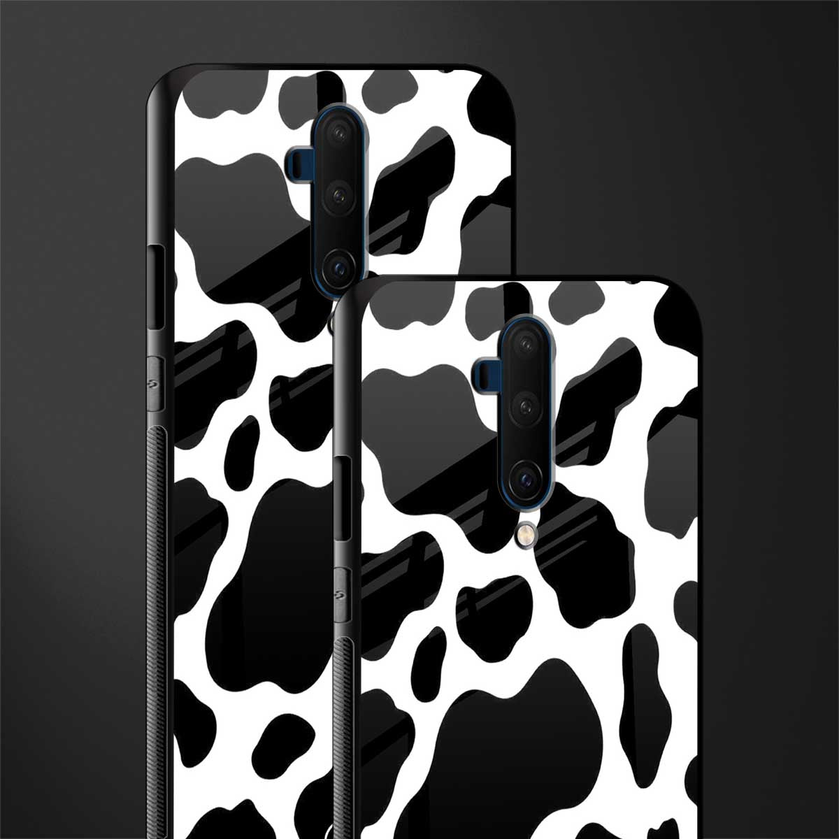 cow fur glass case for oneplus 7t pro image-2