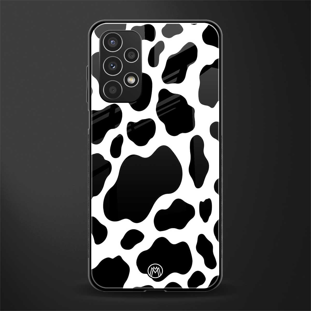 cow fur back phone cover | glass case for samsung galaxy a13 4g