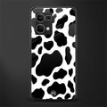 cow fur back phone cover | glass case for oppo f21 pro 4g