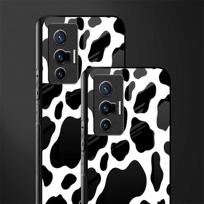 cow fur glass case for vivo x70 image-2