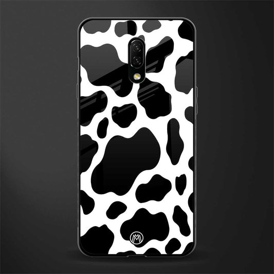 cow fur glass case for oneplus 7 image
