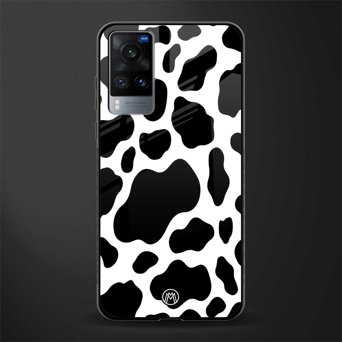 cow fur glass case for vivo x60 image