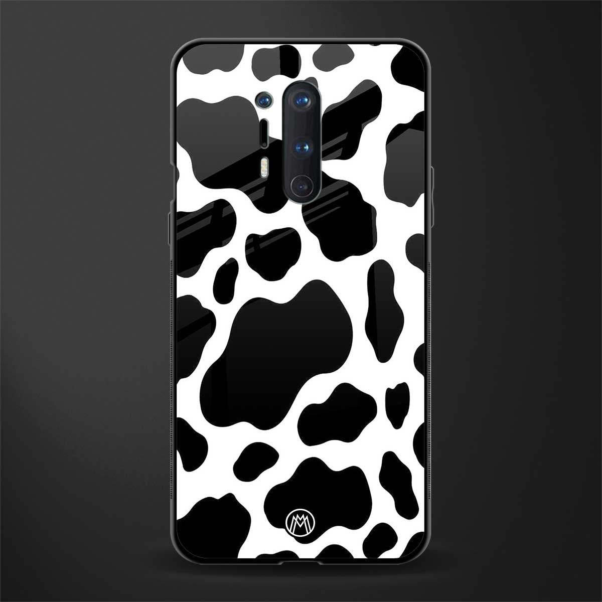 cow fur glass case for oneplus 8 pro image