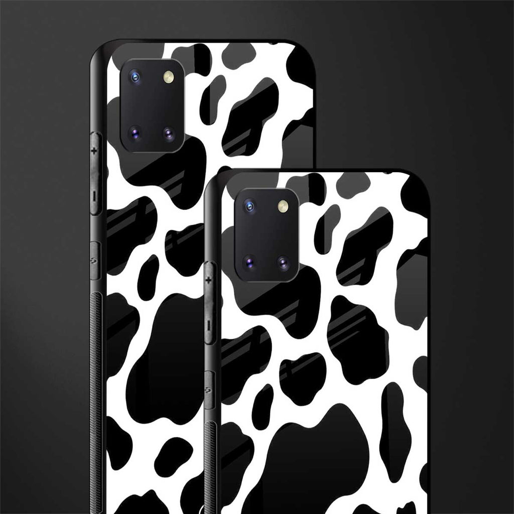 cow fur glass case for samsung galaxy note 10 lite image-2