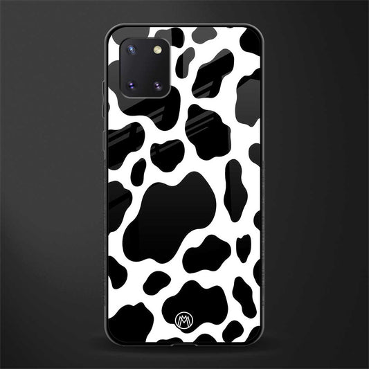 cow fur glass case for samsung a81 image